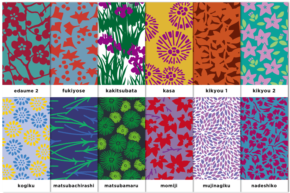 39 JAPANESE PATTERNS BUNDLE, a Pattern Graphic by JAPANESE MON