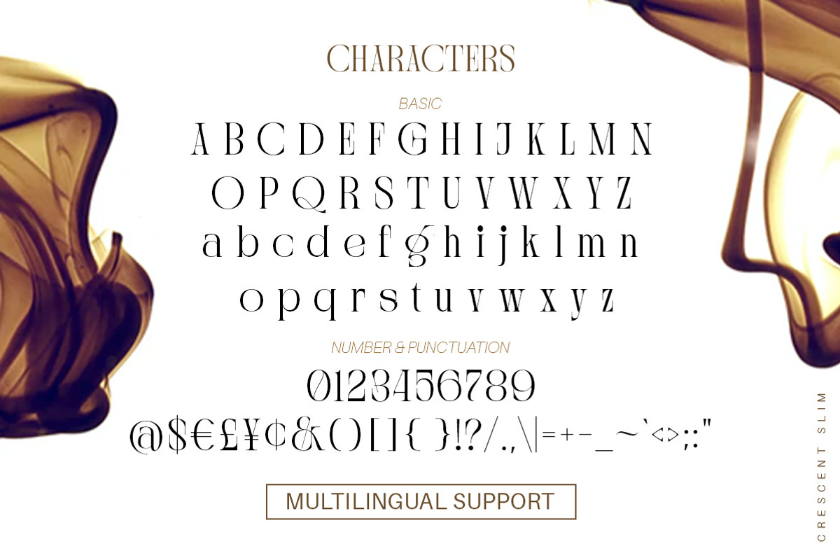 Crescent Slim - Stylish Serif Font, a Serif Font by Letterhend Studio (Photo 7 of 10)