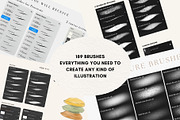 180 Procreate Brush Bundle, a Brush Add-On by Jenteva Art (Thumbnail 13 of 18)