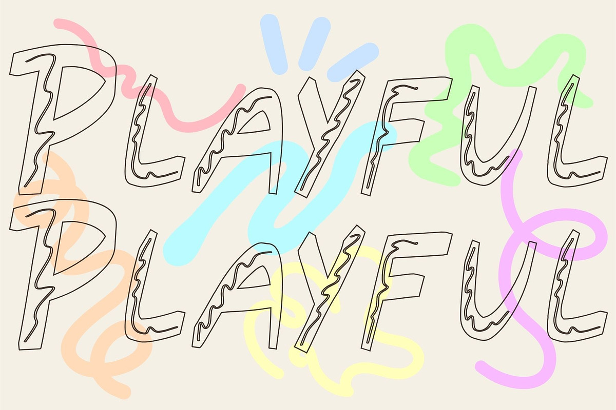 Jazz Hands, all caps handdrawn font, a Handwritten Font by Eryn Rose Design (Photo 7 of 13)