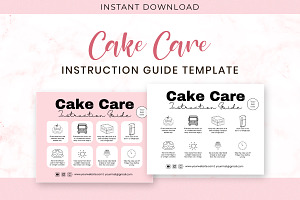 Cake Care Instruction Guide