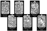 Fantasy Tarot cards, a Decorative Illustration by Samiramay (Thumbnail 6 of 15)