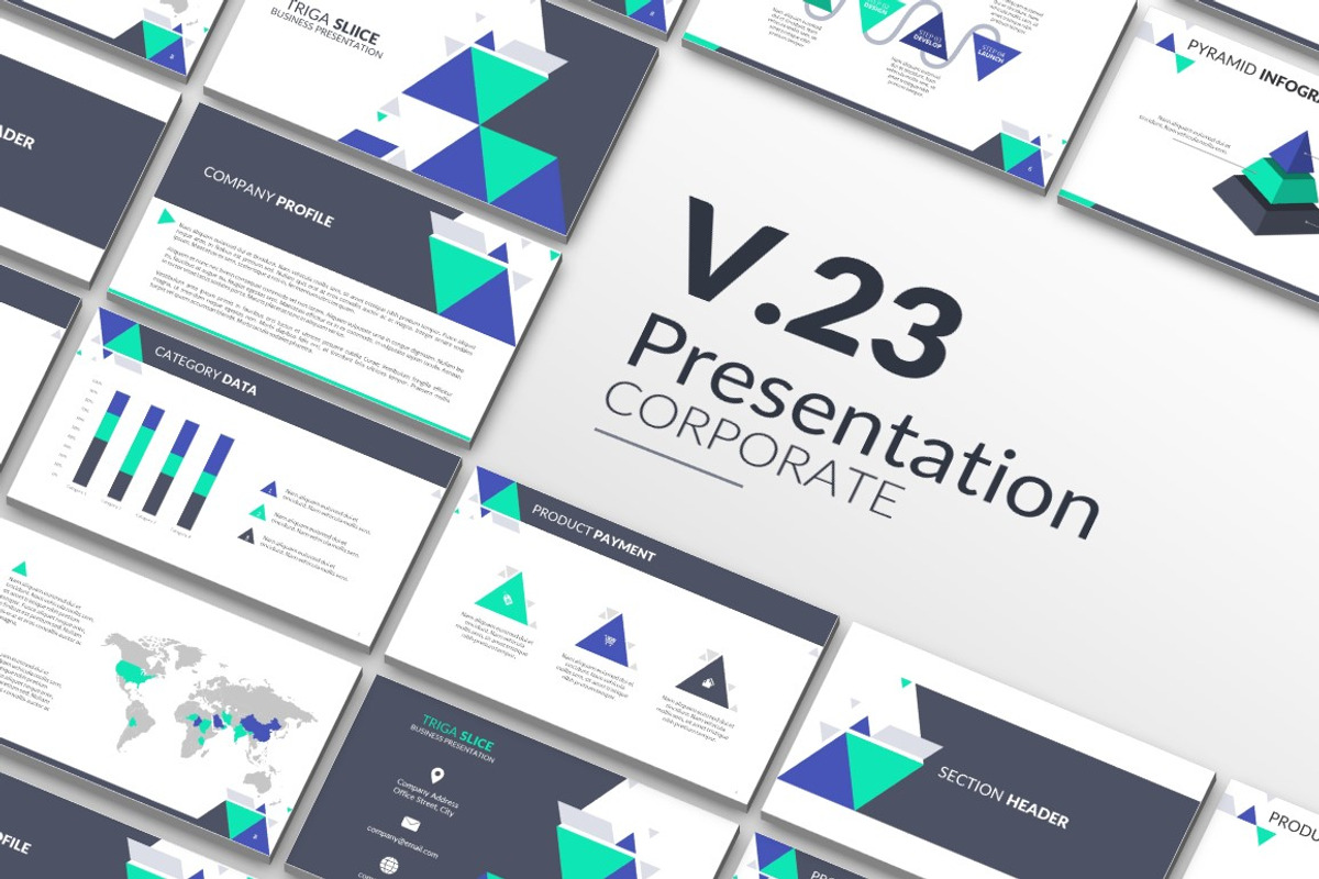 Presentation Corporate 23, a Presentation Template by SlideKingdom (Photo 1 of 3)