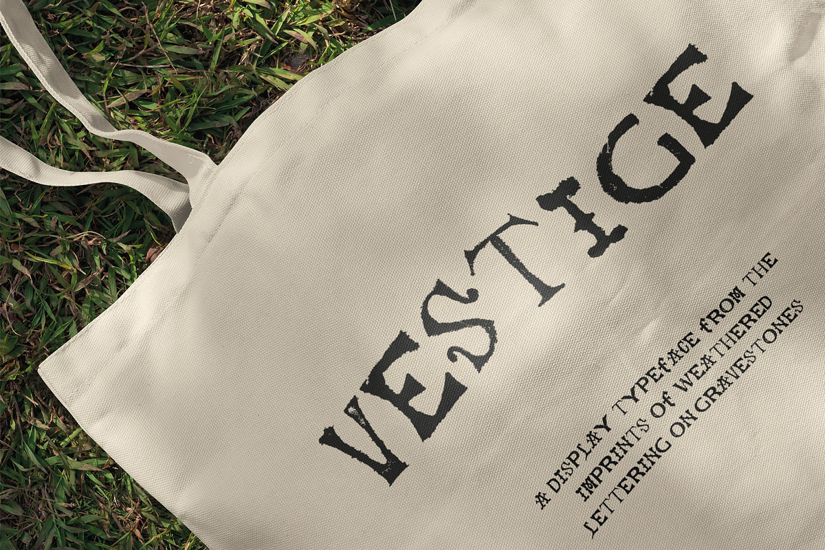 Vestige Gravestone Display Typeface, a Blackletter Font by Claire Wilde Designs (Photo 3 of 7)