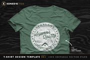 T-Shirt Design Template - 001, an Object Graphic by KENEDIK DESIGN STUDIO (Thumbnail 4 of 7)