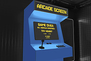 Arcade Screen Mockup, a Wearable Device Mockup by Unerispace (Thumbnail 3 of 5)