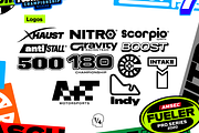 Racecar Decals, an Object Graphic by Headquarters (Thumbnail 6 of 7)