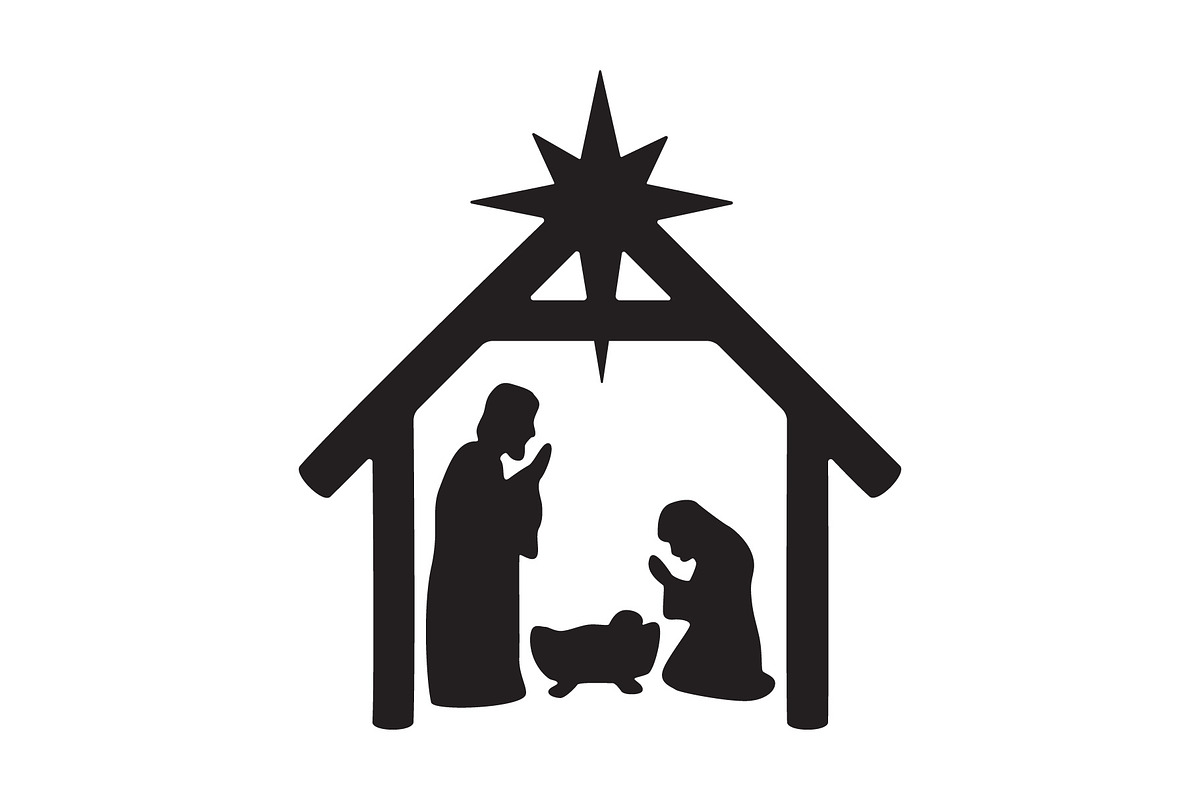 Simple and Clean Christmas Nativity, a Graphic by PinkHouseCollection (Photo 3 of 3)