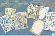 Mediterranean Lemons Journal Kit, an Object Graphic by Traveling Designer (Thumbnail 6 of 6)