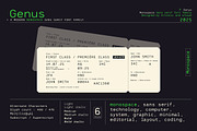Genus - Monospace Sans Serif Font, a Sans Serif Font by Artistic & Unique (Thumbnail 11 of 15)