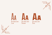 DECOHEAD Serif Elegant Art Deco Font, a Font by Headfonts (Thumbnail 2 of 10)