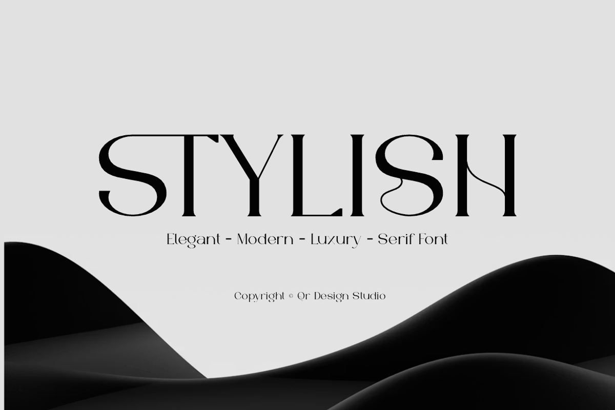 Gefars - Modern Ligature Serif Font, a Serif Font by QR Design Studio (Photo 4 of 14)