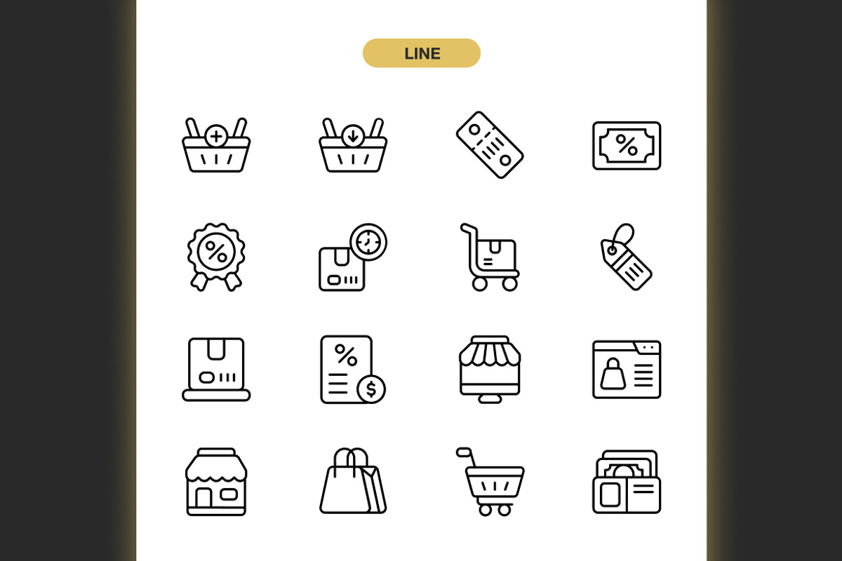 Retail Icons, an Icon by Spacepixel Creative (Photo 2 of 3)
