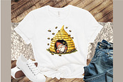 Watercolor Honey Bee Gnome Clipart, an Illustration by Sublimation Artist (Thumbnail 4 of 6)