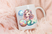 Easter Mermaid Sublimation Clipart, an Illustration by RobertsArt (Thumbnail 7 of 7)