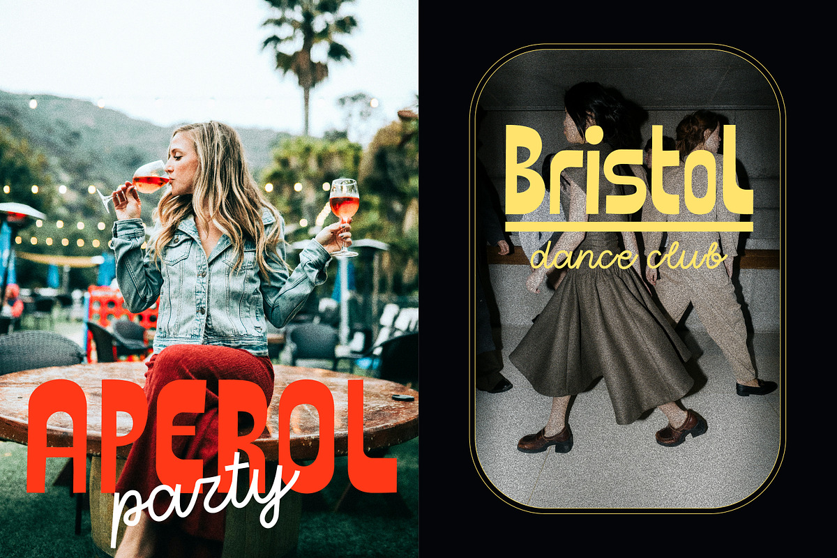 Malibu Nostalgic Mid-Century Sans, a Sans Serif Font by Struvictory.art