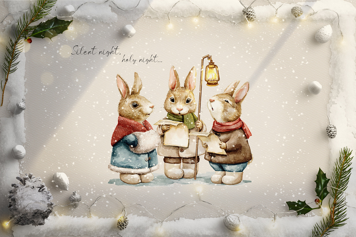 Christmas animals, an Animal Illustration by Mimomy (Photo 4 of 11)