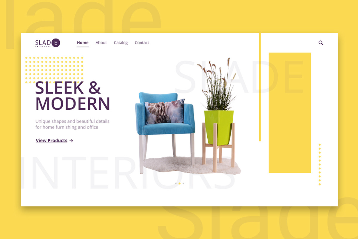 Slade WebSite Template, a Websites & App Template by Restart Technology Shop (Photo 2 of 5)