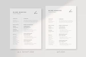 Minimalist Resume Designers Canva