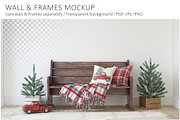 Christmas Entryway., a Product Mockup by MyHomeMockups (Thumbnail 1 of 9)