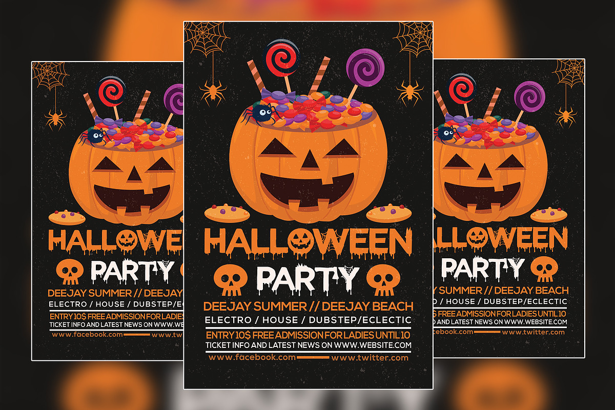 Halloween Flyer, a Flyer Template by VaaniDesigns (Photo 2 of 2)
