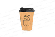 Animals Holding Signs Clipart Set, an Animal Illustration by Palau (Thumbnail 8 of 12)