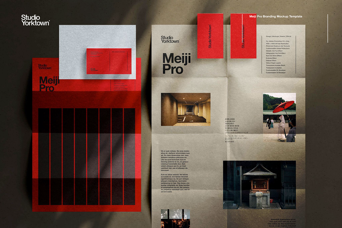 Meiji Pro Branding Mockup Template, a Mockup by Studio Yorktown (Photo 10 of 20)