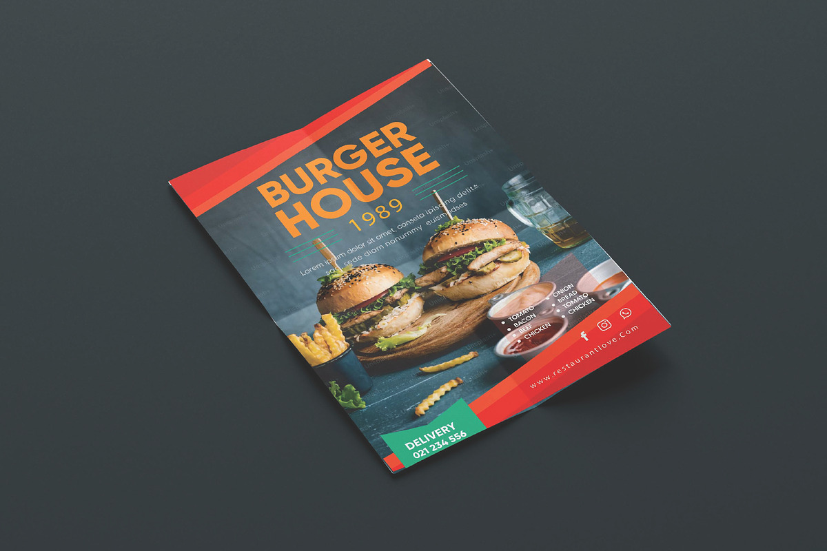 Better fast food sale flyer, a Flyer Template by Workhu (Photo 3 of 4)