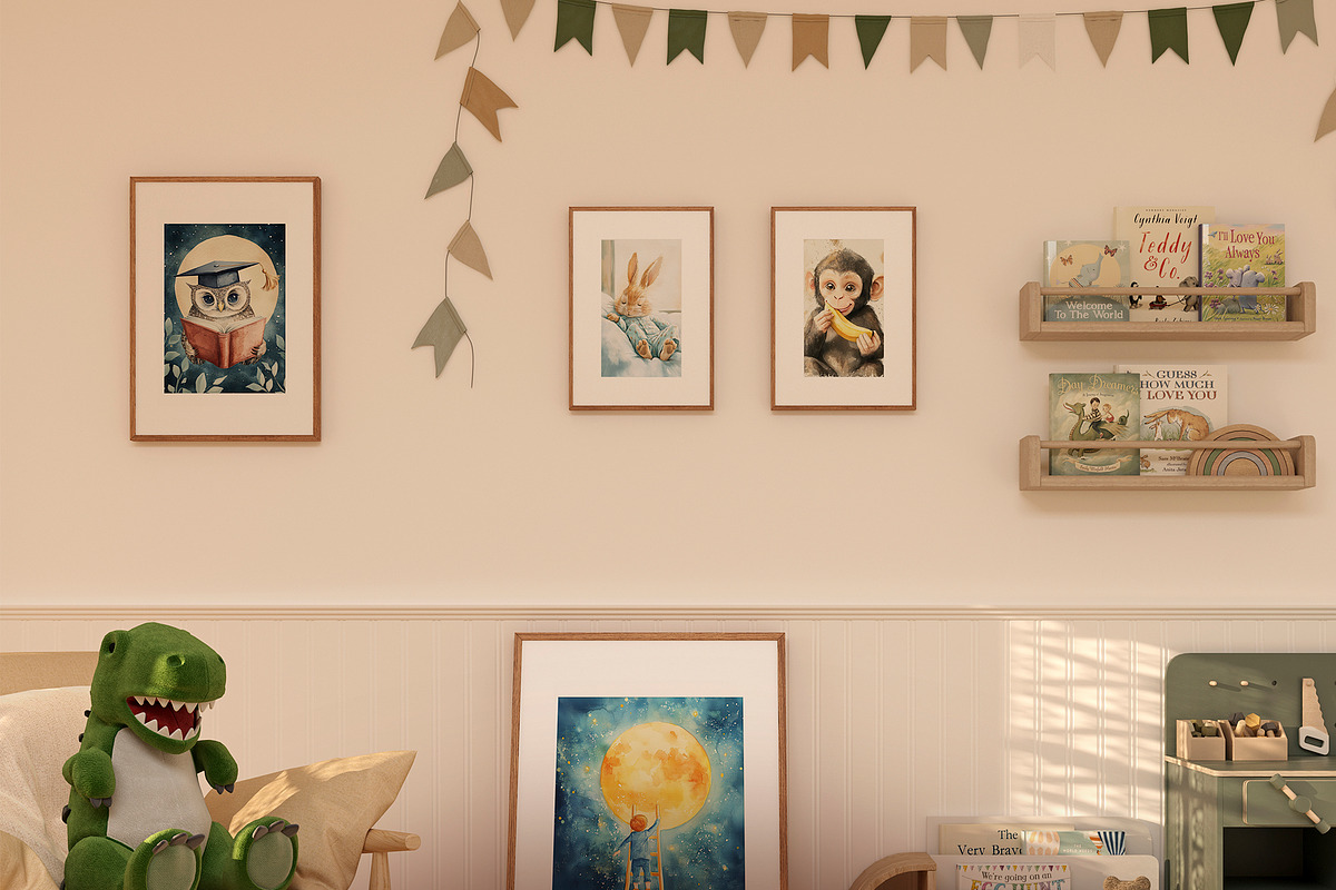 The Art of Being Little. Prints set, a Background Graphic by Lidberia (Photo 4 of 9)