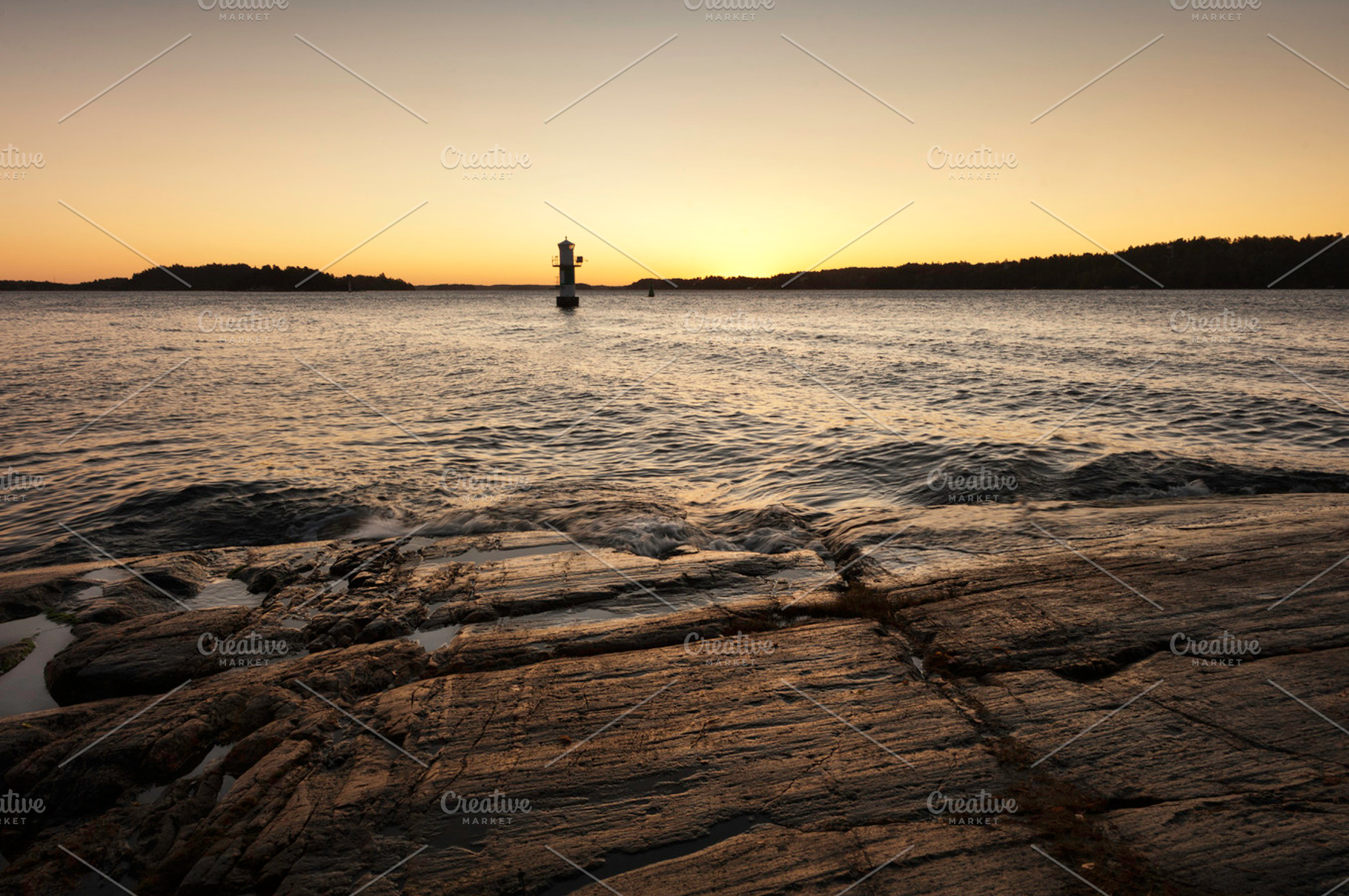 The Beacon Stock Photo Containing Sunrise And Sunset