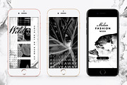SALE 2in1 Noir Beauty Edition, a Social Media Template by The Wedding Shop (Thumbnail 8 of 15)