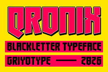 Qronix – Modern Blackletter