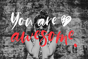 NEW! Young & Wild Brush Font, a Script Font by Wewhitelist (Thumbnail 5 of 9)