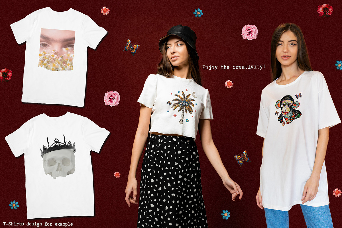Viva la Vida: Collage Creator Pack, an Object Graphic by lerinartstudio (Photo 7 of 8)