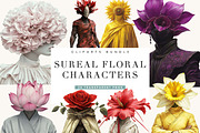 Surreal Art Floral Characters, a Person Illustration by BusyDaydesign (Thumbnail 1 of 9)