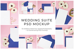 Wedding Stationery Mockup Bundle 2, a Print Template by Citrus and Cinnamon