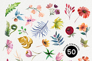 51 Blooming Floral Elements, an Illustration by Mia Digital (Thumbnail 4 of 5)