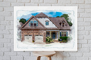 Digital House Painting Art Creator, an Action Add-On by MRI STUDIO (Thumbnail 11 of 29)
