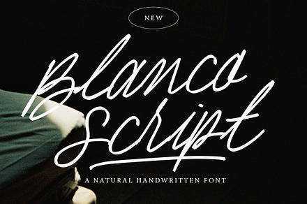 Blanco Script, a Script Font by Littlehand