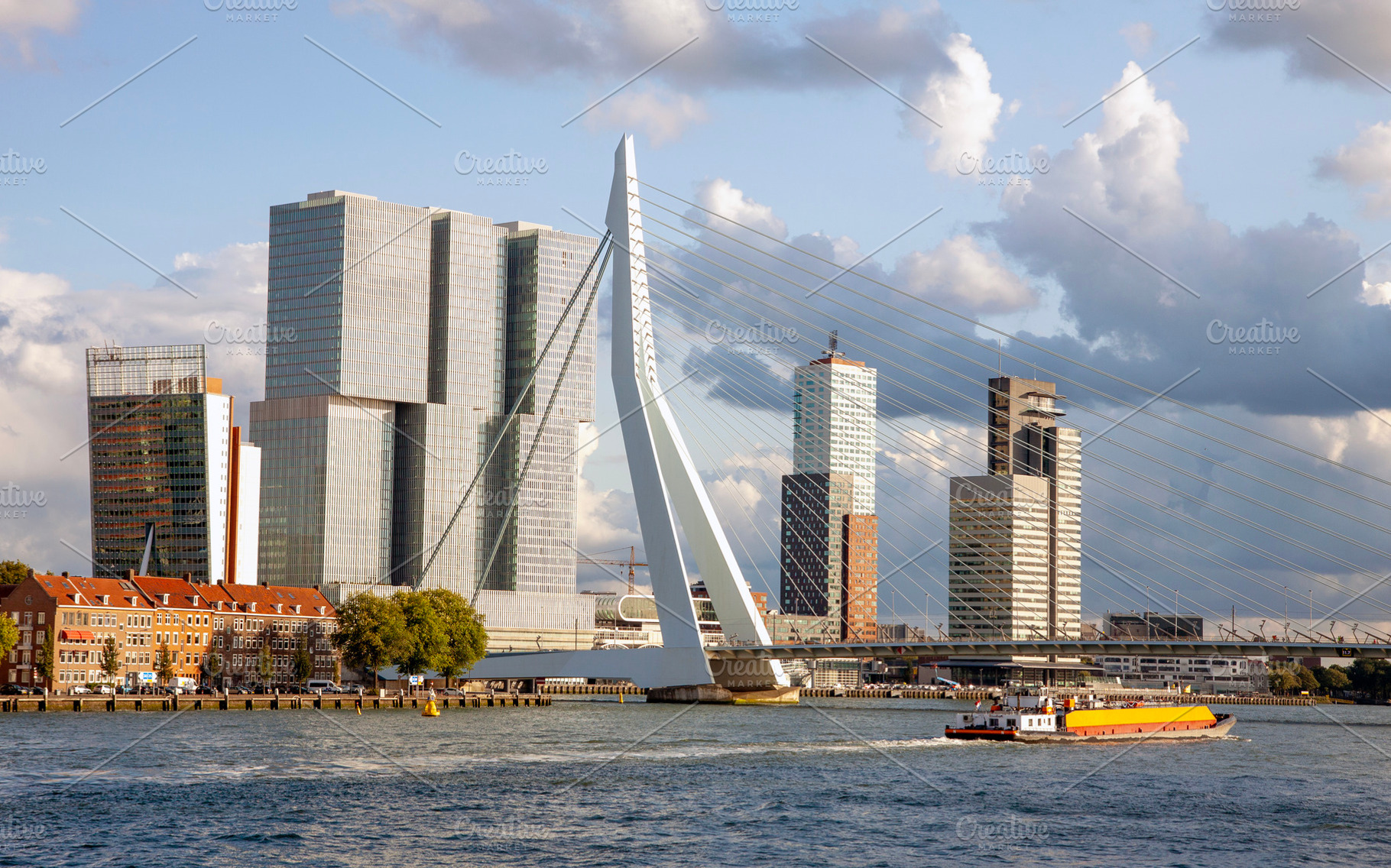 Modern Rotterdam view in Netherlands, an Architecture Photo by BOOCYS