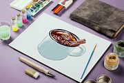 Wine hand drawn sketches set, a Food Illustration by Akimo Mia (Thumbnail 3 of 7)