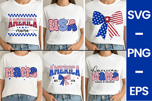 Fourth Of July American Mama Svg, an Object Graphic by Digi_Design_World