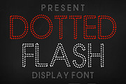 Dotted Flash, a Handwritten Font by Fourteen Letter (Thumbnail 1 of 6)