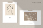Woman Minimal Line Art Collection, an Illustration by ms Julia Nova (Thumbnail 3 of 6)