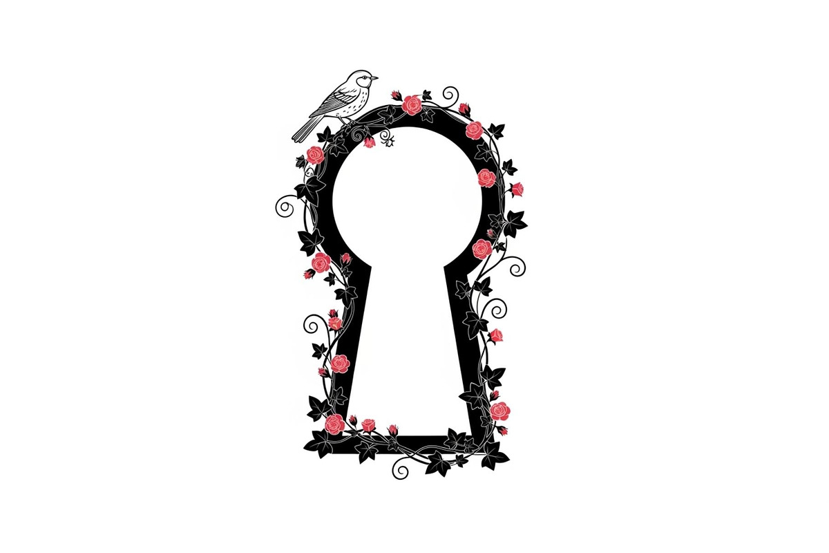 Floral Keyhole Frame SVG Bundle, an Illustration by Designs_River (Photo 17 of 31)