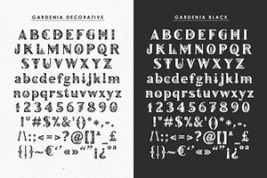 Gardenia - Serif Font Family