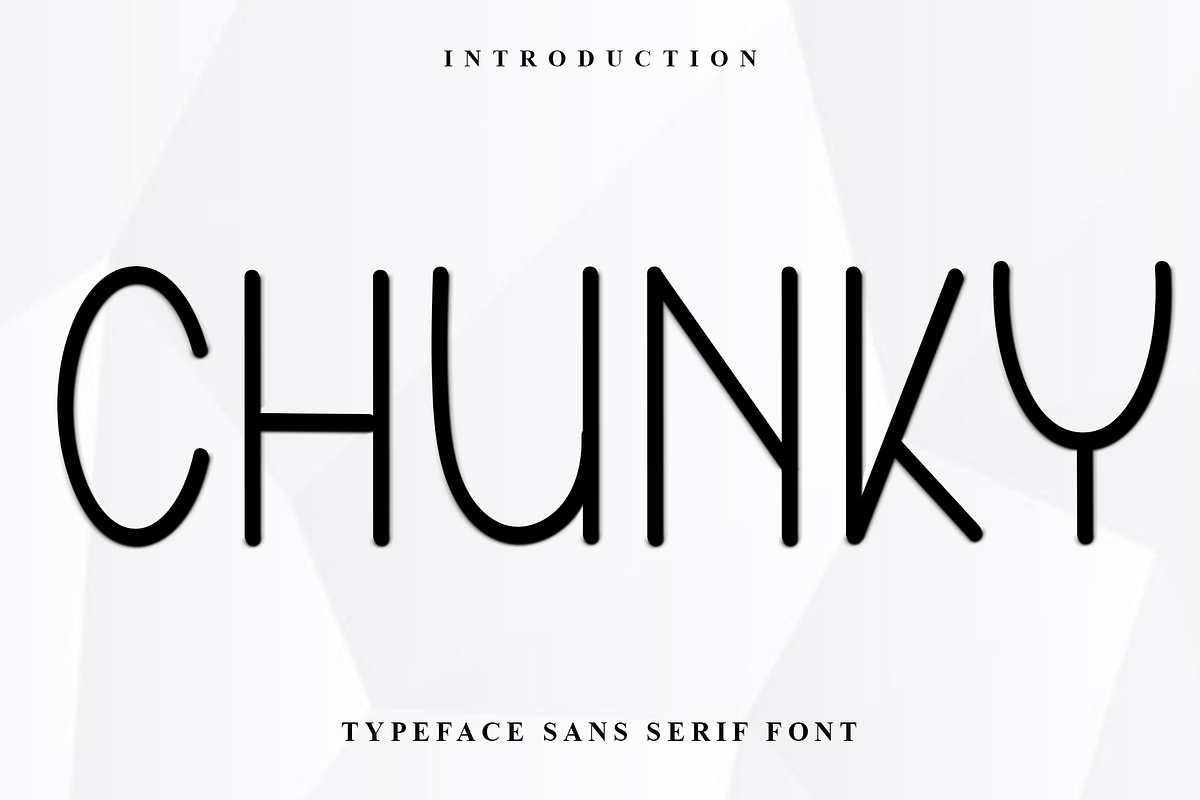 Chunky, a Sans Serif Font by InermediaSTUDIO (Photo 1 of 8)