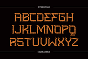 Nerog Gothic - Blackletter Logo Font, a Blackletter Font by Nirmana Visual (Thumbnail 7 of 10)