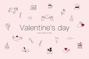 Valentine's day hand drawn icon, an Outline Icon by Poturemskaya.design (Thumbnail 1 of 5)