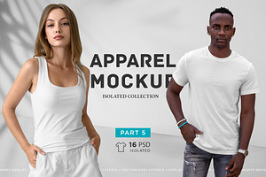Isolated Apparel Mockups vol.5
